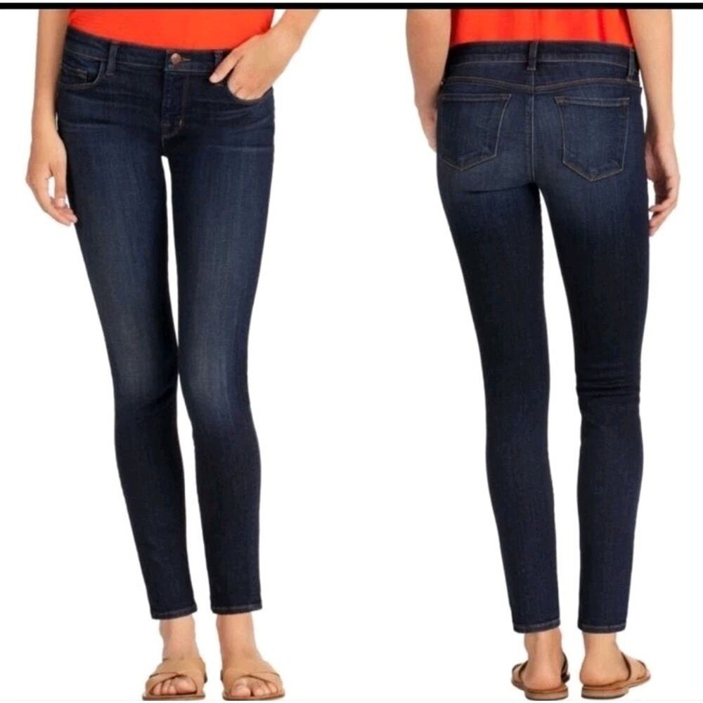 J BRAND Oblivion Dark Wash Rail 5 Pocket Slim Fit Skinny‎ Jeans Womens sz 27